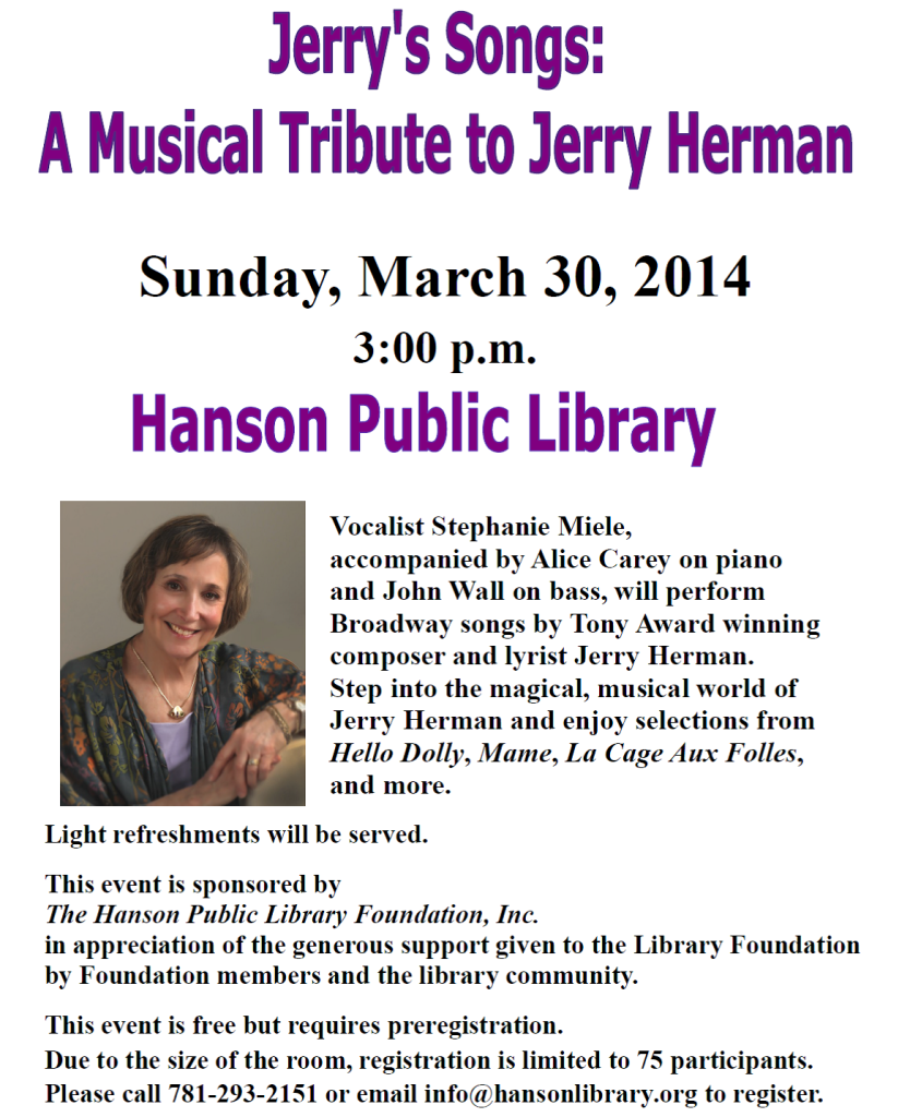 Jerry's Songs: A Musical Tribute to Jerry Herman