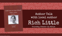 Local Author Talk: Rich Little’s ‘Cold Case to Case Closed: Lizbeth Borden, My Story’