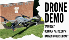 Hanson Fire Department Drone Demo