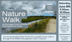 Nature Walk at Burrage Pond Wildlife Management Area 
